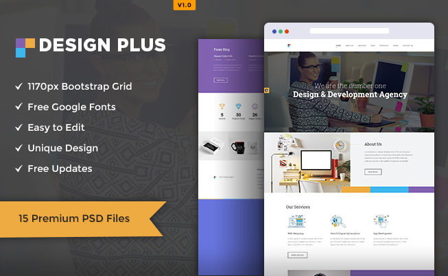 Design Agency PSD Template