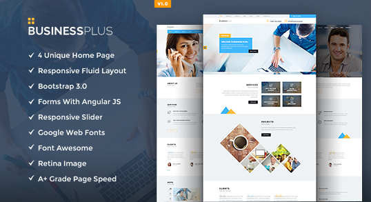 Business Plus HTML5 Template