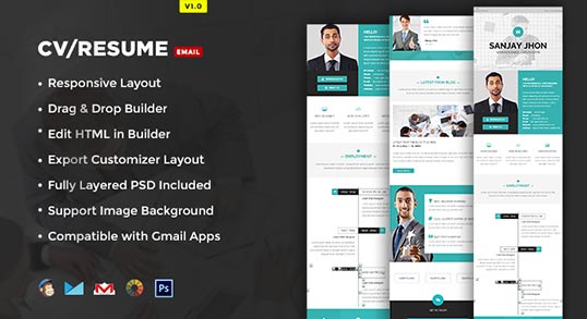 CV/Resume Email Template