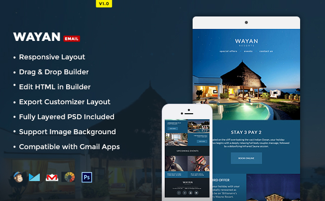 Wayan Resorts Email Template