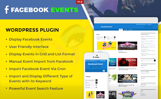 Facebook Events WordPress Plugin