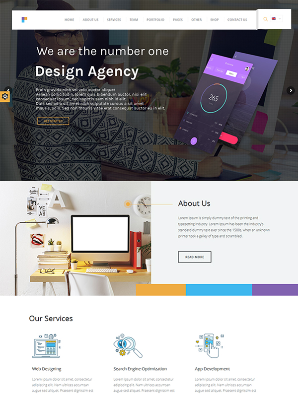 Design Agency WP Theme: Feature-Packed WordPress Theme For Businesses
