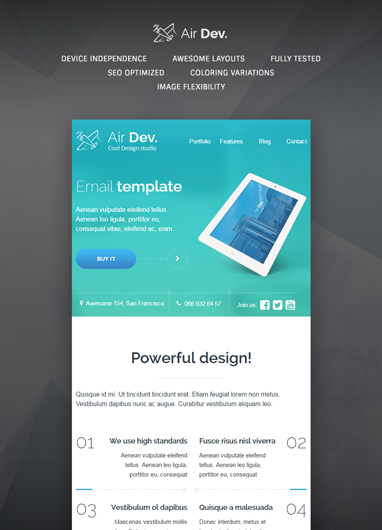 AirDev Email Template