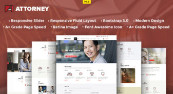Attorney HTML5 Template