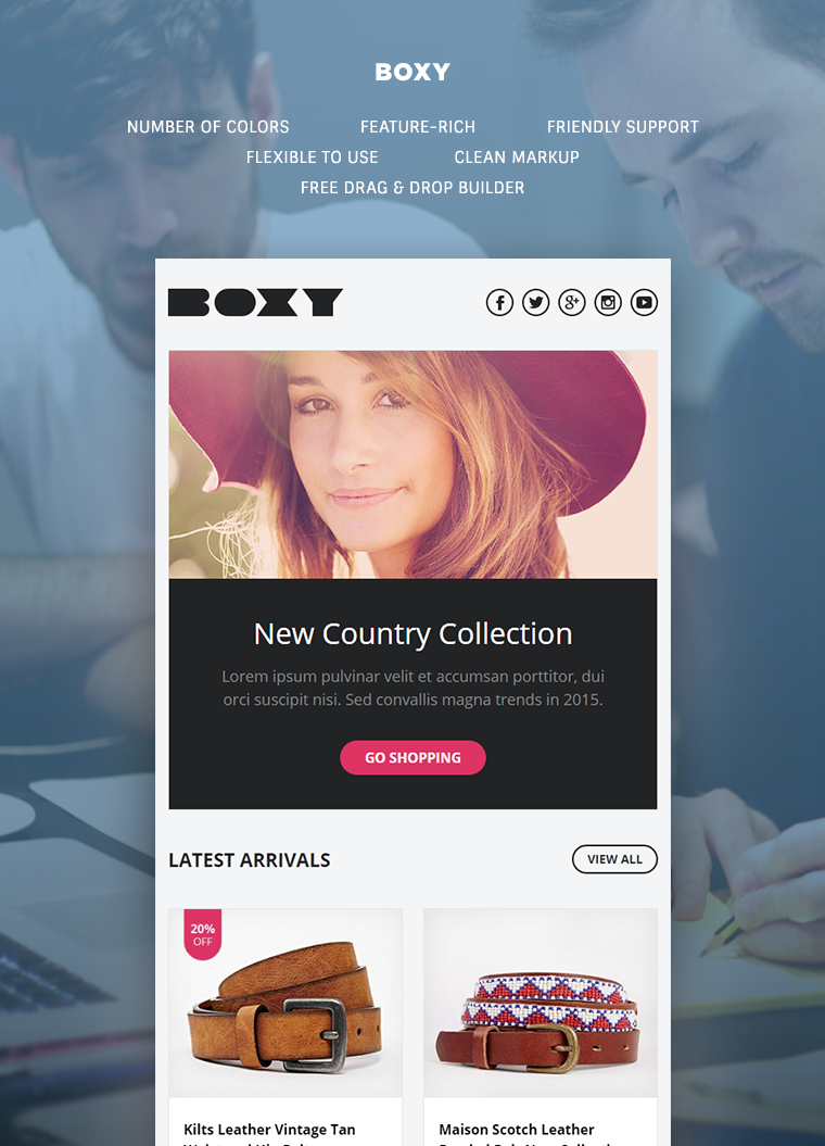 Boxy Multipurpose Responsive Template