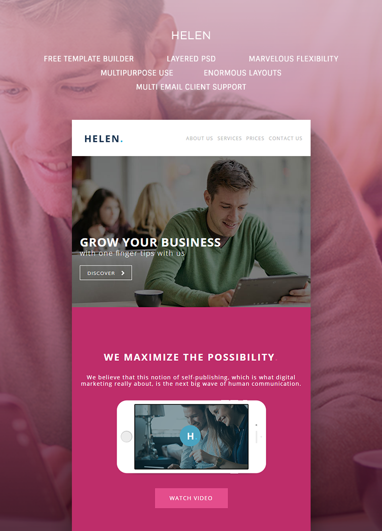 Helen – Corporate Email Template