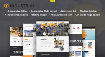Industrial HTML5 Template
