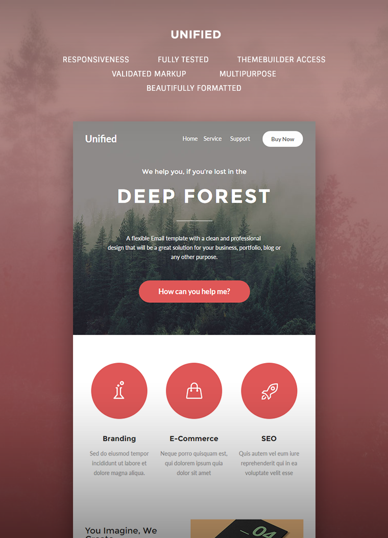 Unified E Newsletter Template Buy Premium Unified E