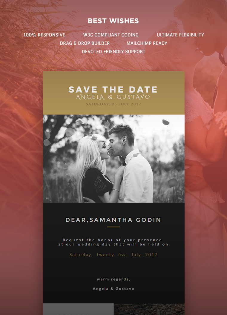 Wedding Invitation Card Email Template: Buy Premium Wedding Invitation