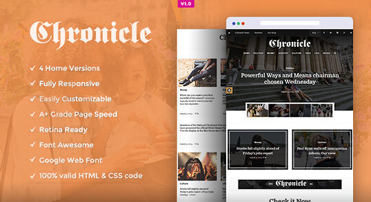 News and Magazine HTML5 Template