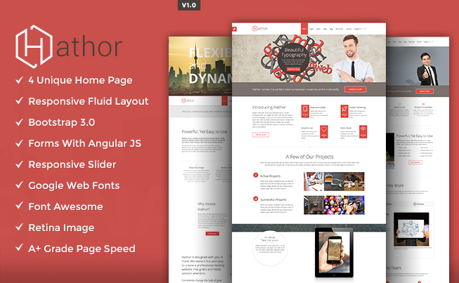 hathor-html-template