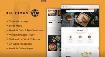 Delicious Restaurant WordPress Theme