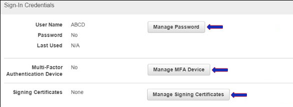 Manage MFA devices