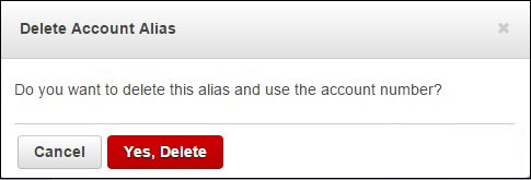 delete account details